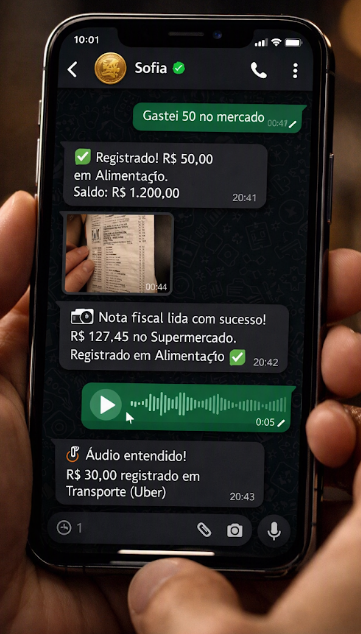 WhatsApp com a Sofia